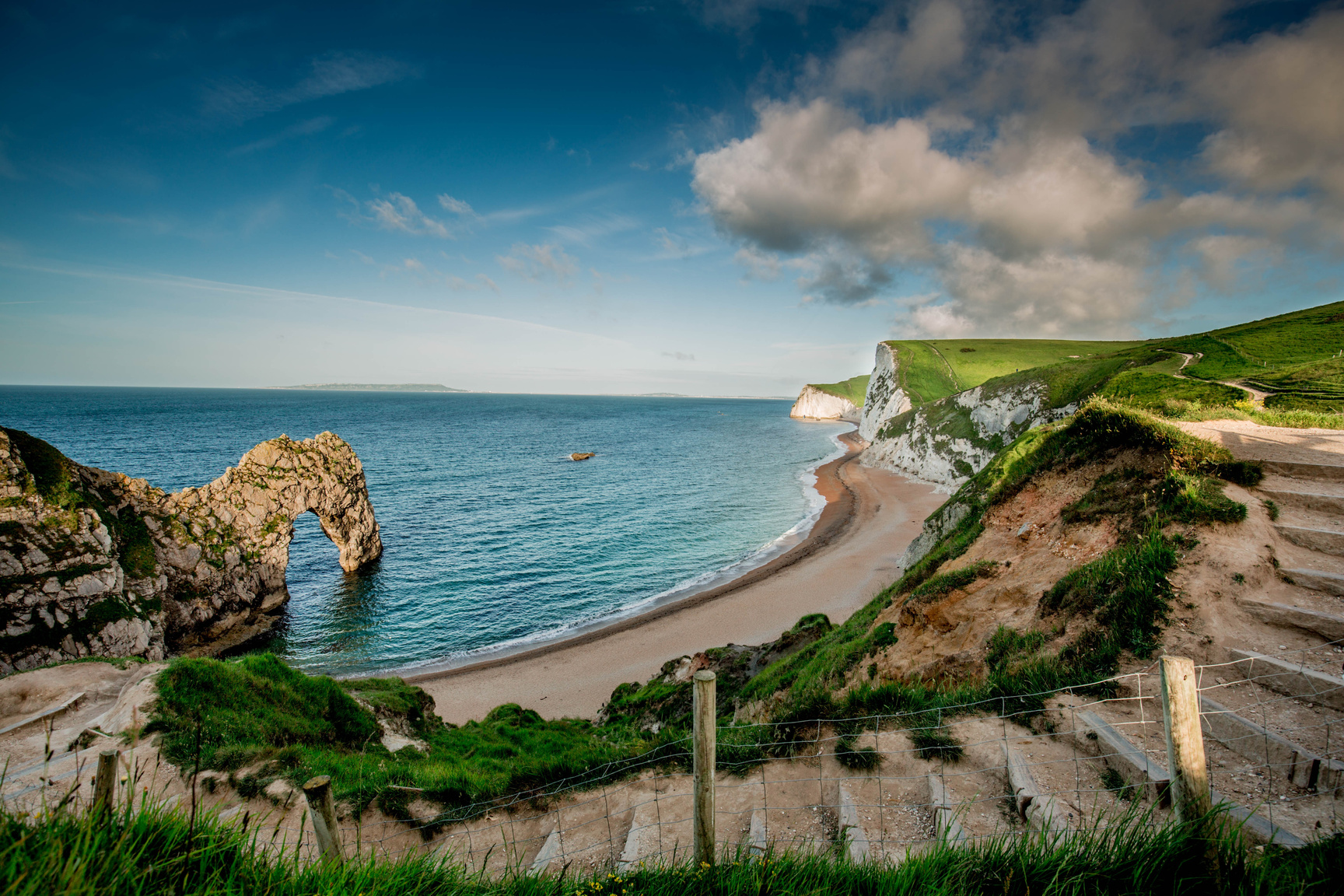 Sea Coast Bay In Summer